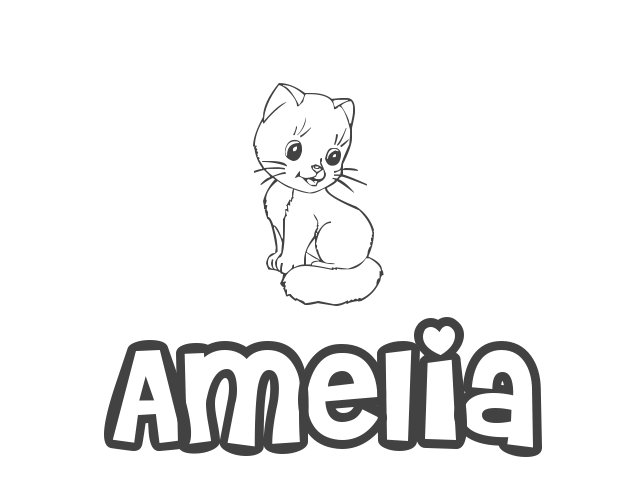 Fichas imprimibles gratis de Amelia