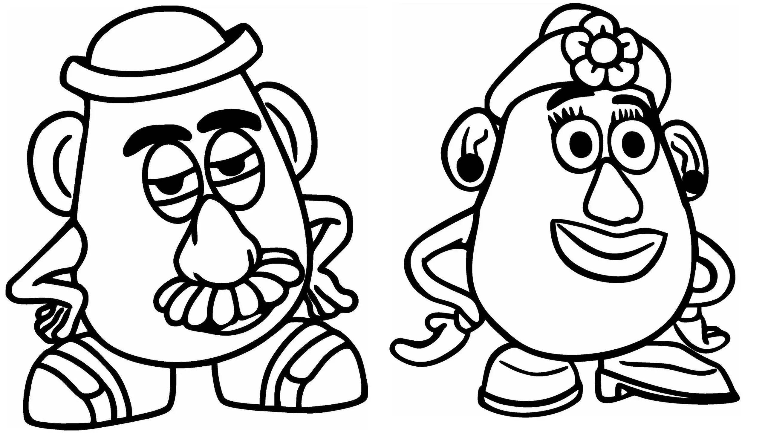 Fichas imprimibles gratuitas de Mr. Potato Head Toy Story