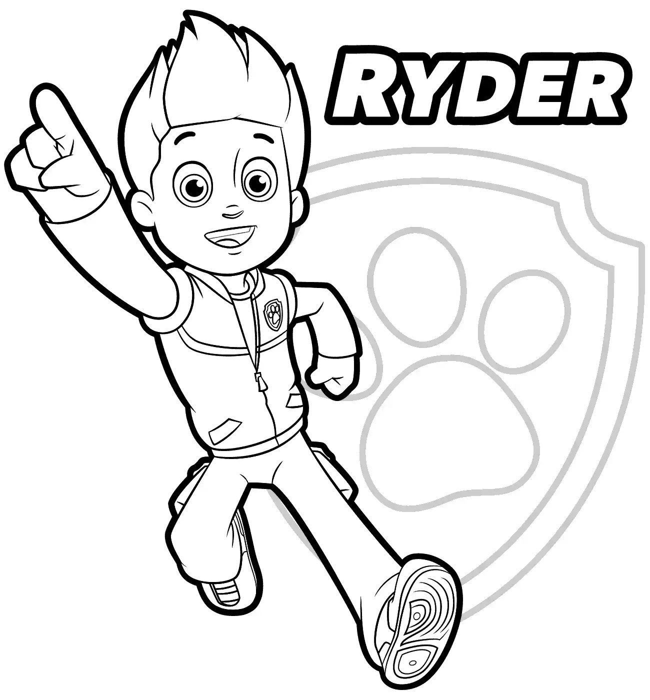 Hojas de trabajo de Ryder de la Patrulla Canina para imprimir gratis