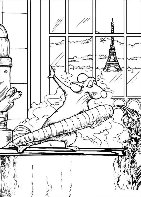 Hojas de trabajo imprimibles gratis de Remy Ratatouille