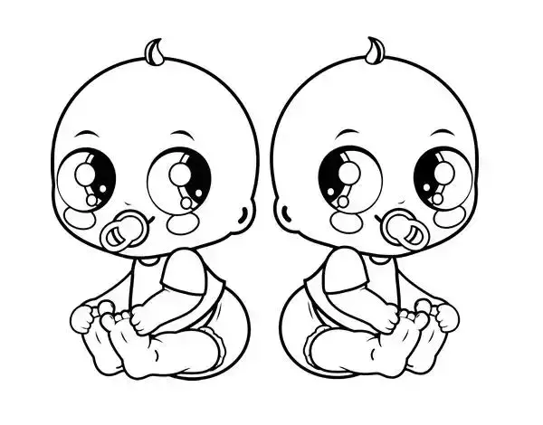 Hojas de trabajo para bebés gemelos imprimibles gratis