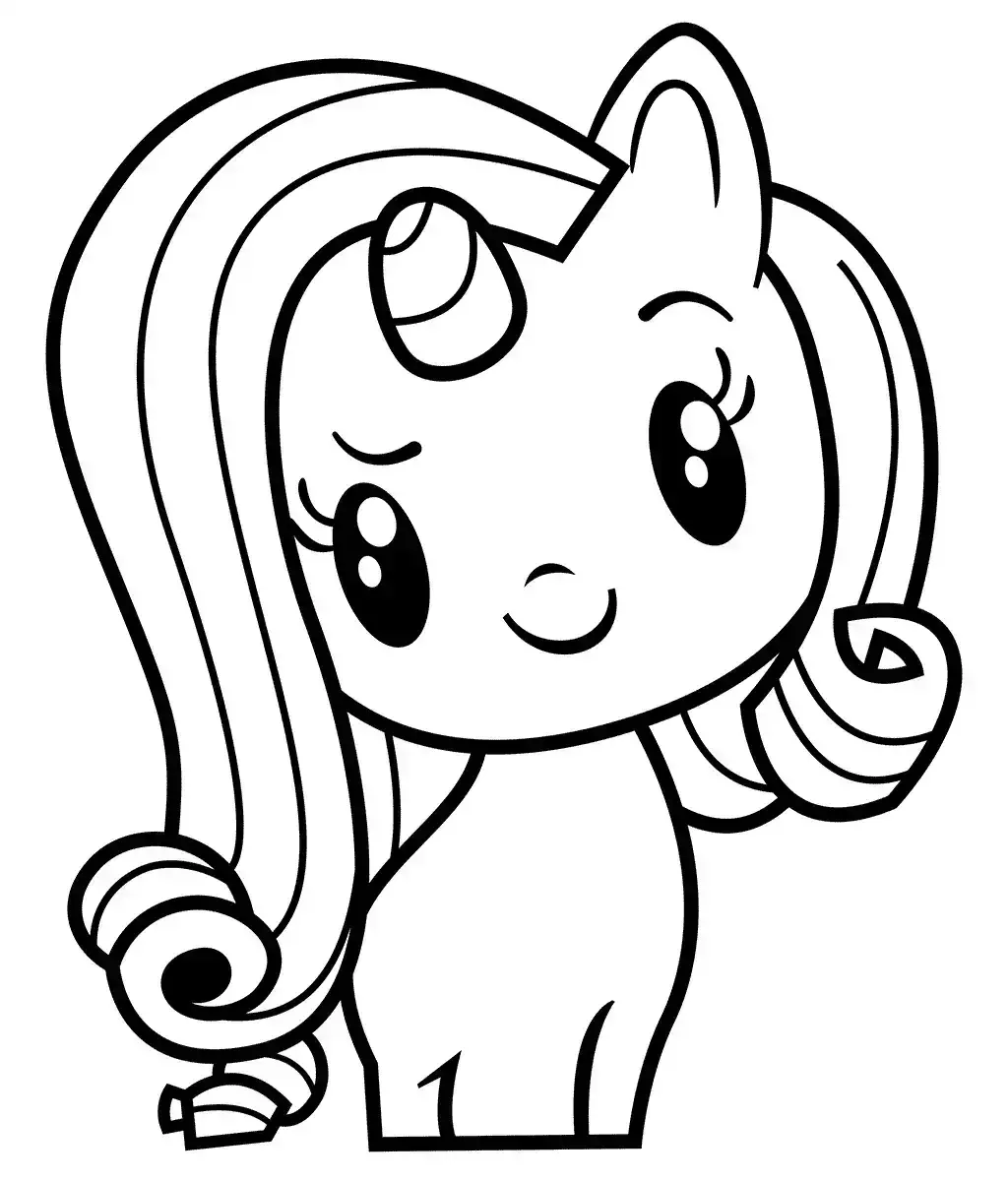 Hojas de trabajo de rareza de Cute Pony MLP para imprimir gratis