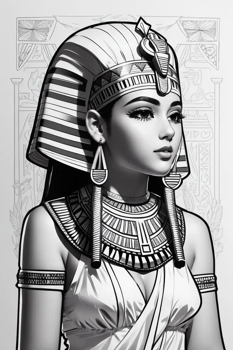 Paises Culturas Egipto Dibujos Para Colorear