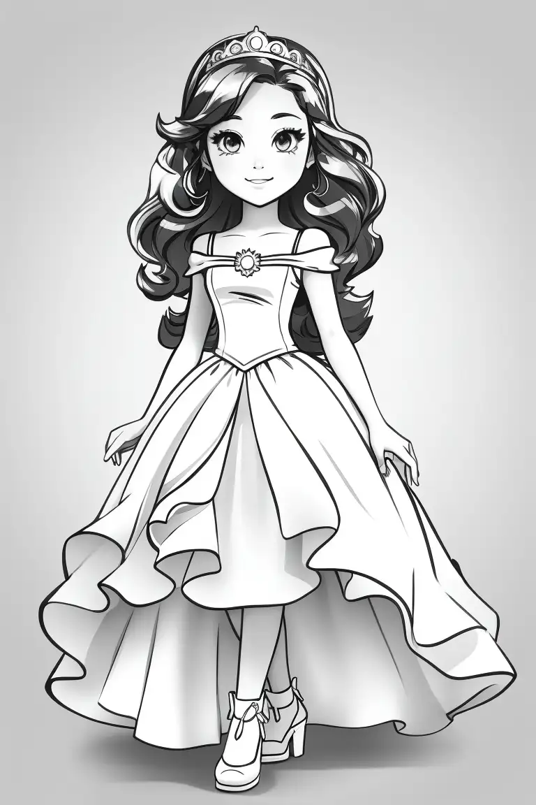 Dibujos de princesas fáciles