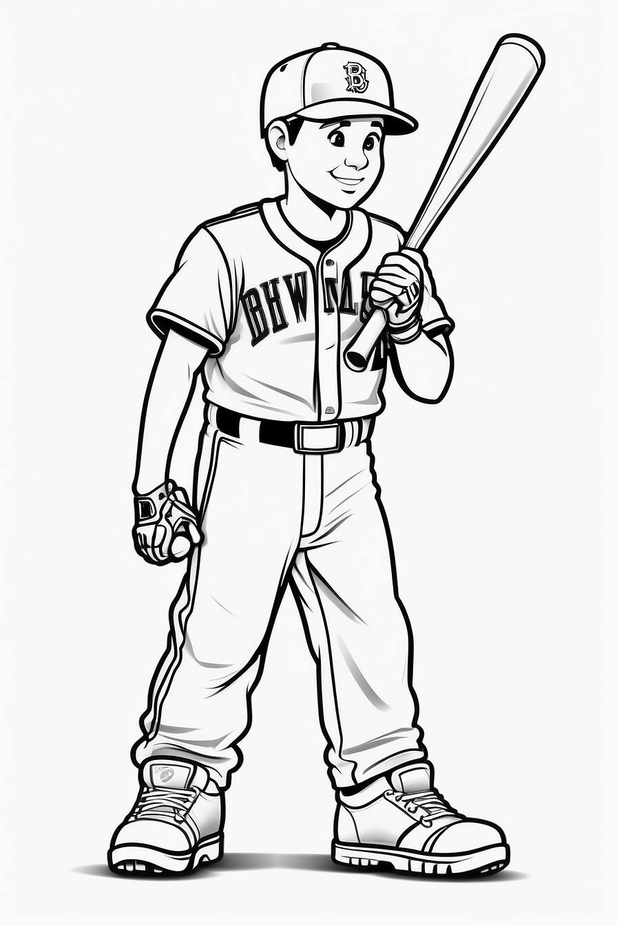 Dibujos para colorear de deportes MLB