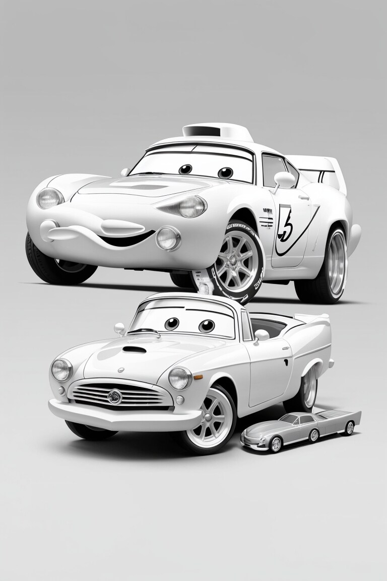 Dibujos para colorear de personajes de Disney Cars