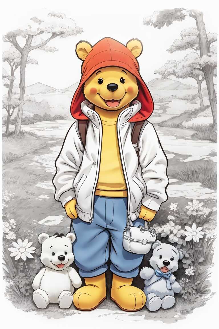 Dibujos de Winnie the Pooh para colorear