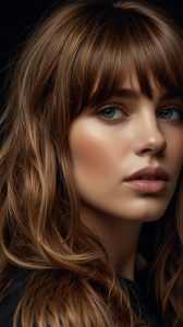 8 Celebrities Rocking The Whispy Curtains Bangs With Long Hair Trend